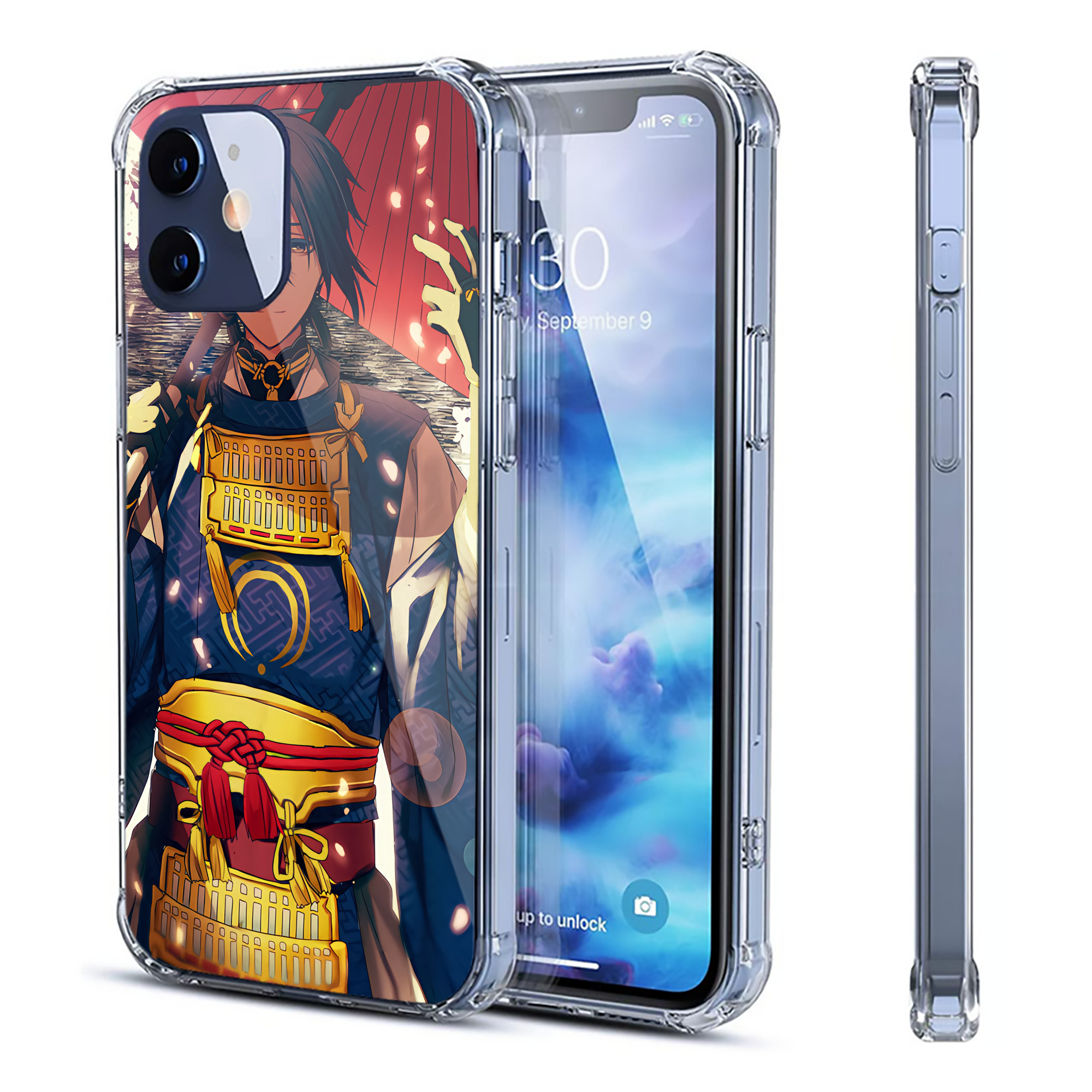 （画像用） 刀剣乱舞 Touken Ranbu 【iPhone 12シリーズ対応】透明スマホケース（クリアソフトケース）